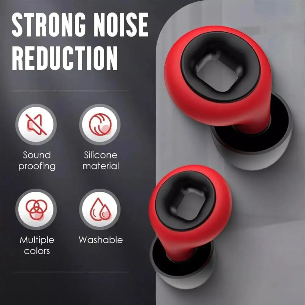 Premium Noise Reduction Earplugs for Bikers, Travelers & Better Sleep