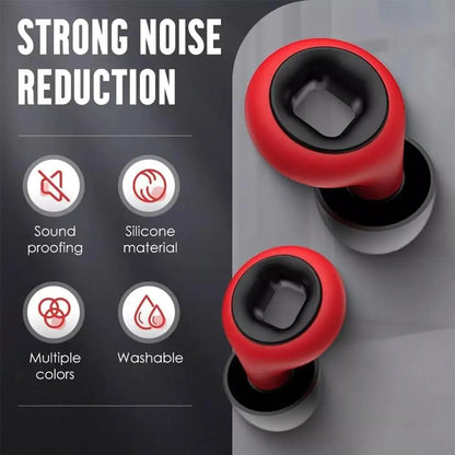 Premium Noise Reduction Earplugs for Bikers, Travelers & Better Sleep